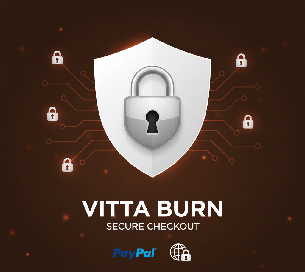 Secure checkout shield with lock icon